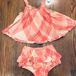Ralph Lauren Baby Girl Top & Bloomers Set (6 Mos.)